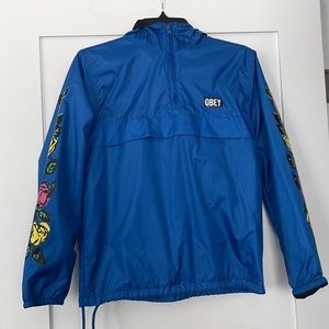 OBEY Bright Blue Windbreaker